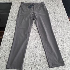 New VRST Mens 34x34 Pants Warm Pewter Limitless 5 Pocket Slim